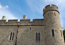 Castle Walls And Tower Stock Image Castle Walls And Tower Stock Image