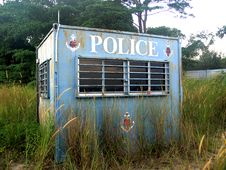 Abandoned Police Post Stock Photos Abandoned Police Post Stock Photos