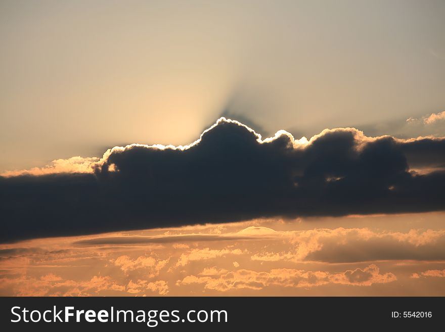 Evening Cloudscape.