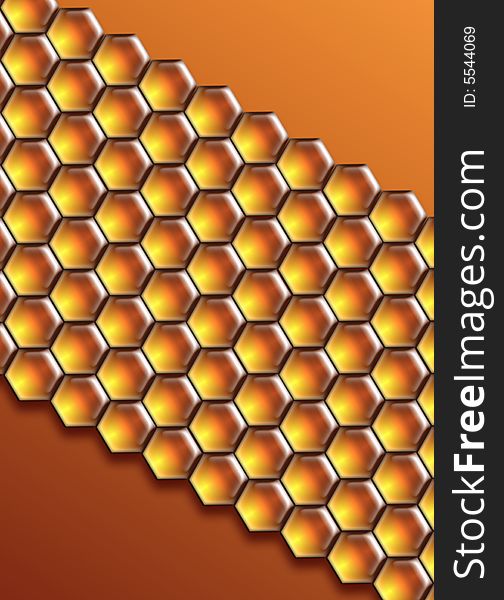 Honeycomb background