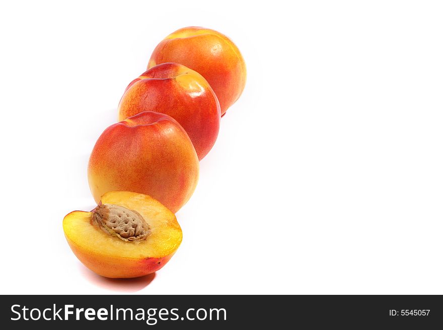 Three peaches in a number and half