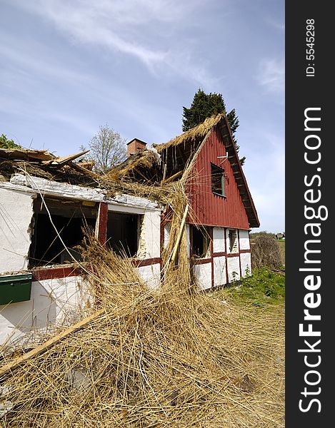 A very old abandoned house in ruin