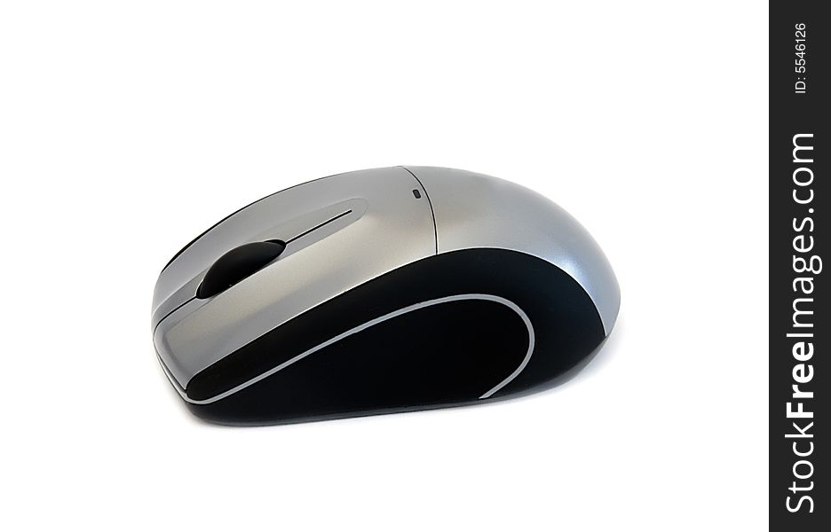 Computer mouse close up. isolated