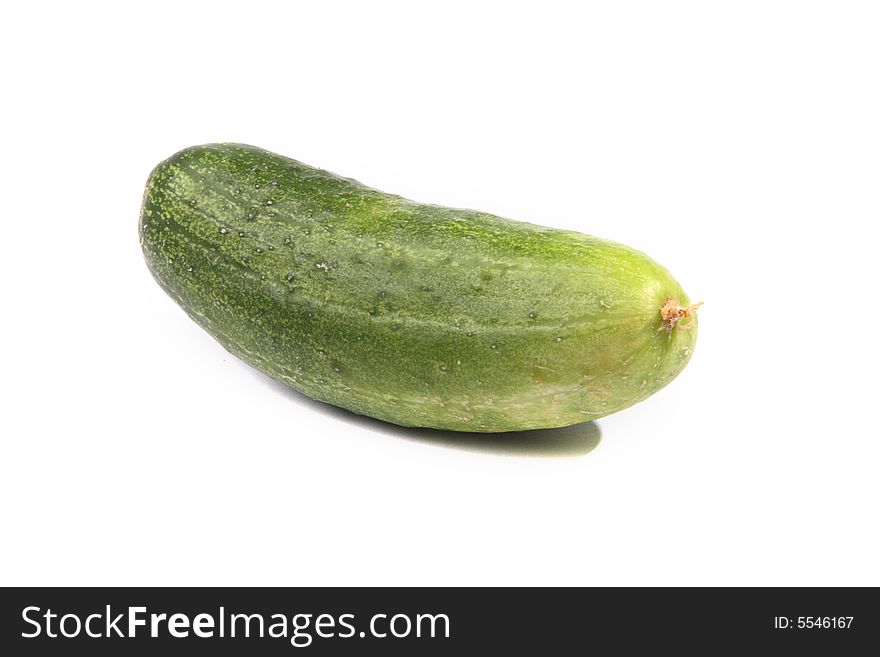 Cucumbers isolated on a white background