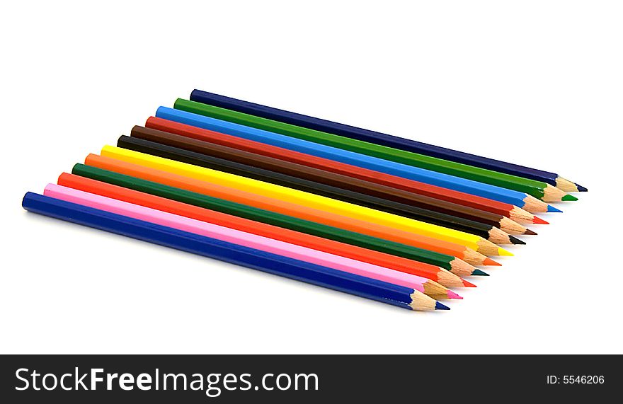 Heap Of Color Pencils