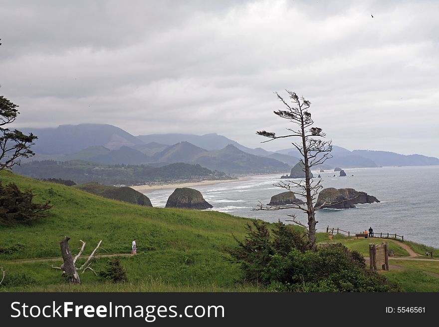 This is a view from Ecola State Park which is right next to Canon Beach, Oregon. This is a view from Ecola State Park which is right next to Canon Beach, Oregon.