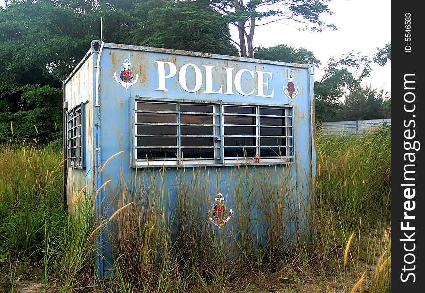 Abandoned Police Post located at Punggol, Singapore