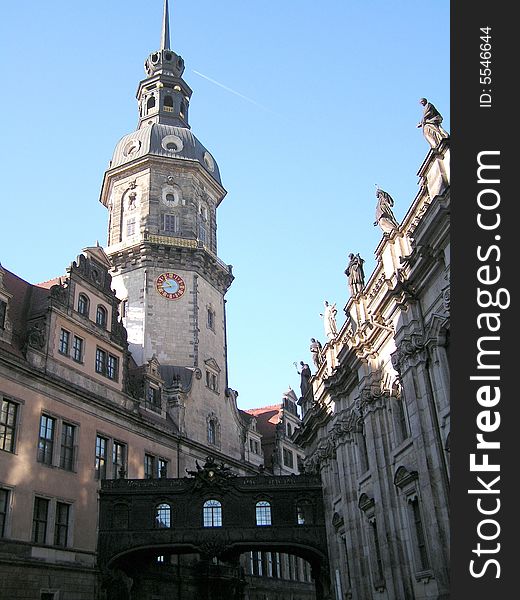 The historic city of Dresden.
