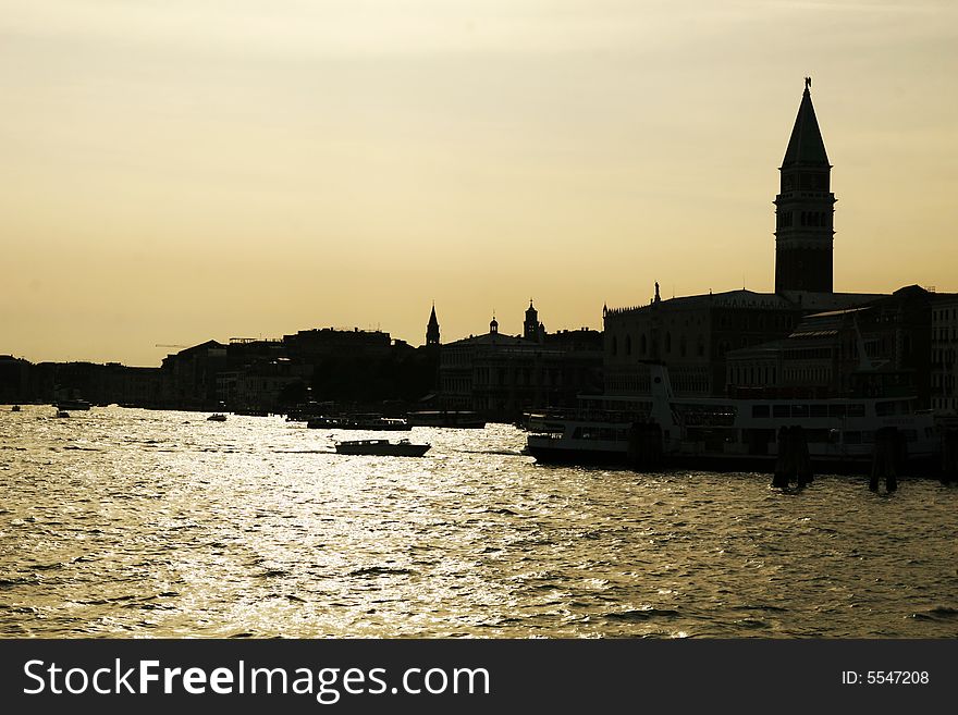 Sunset In Venice