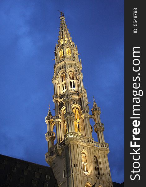 The city hall in Brussels, Belgium. The city hall in Brussels, Belgium.