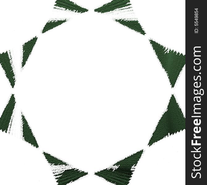 This is a green spatter geometric frame with white space. This is a green spatter geometric frame with white space.