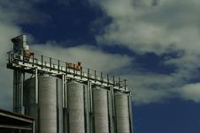 Brewery Grain Silos Stock Images Brewery Grain Silos Stock Images