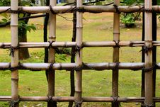 Bamboo Fence Royalty Free Stock Photos