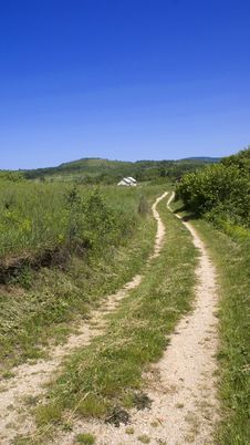 Winding Road To School Royalty Free Stock Photography Winding Road To School Royalty Free Stock Photography