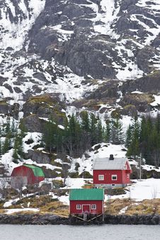 Houses In Landscape Royalty Free Stock Image Houses In Landscape Royalty Free Stock Image