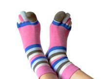 Socks With Toes Royalty Free Stock Photography Socks With Toes Royalty Free Stock Photography