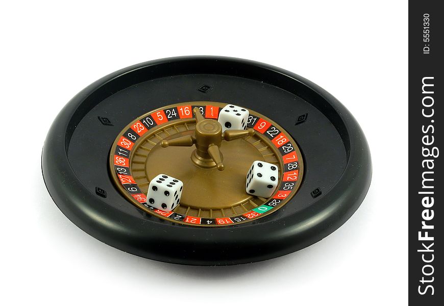 Casino roulette gamble cubes