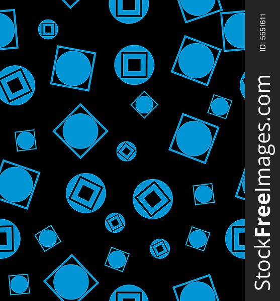 Blue-black Background. Vector Illustration