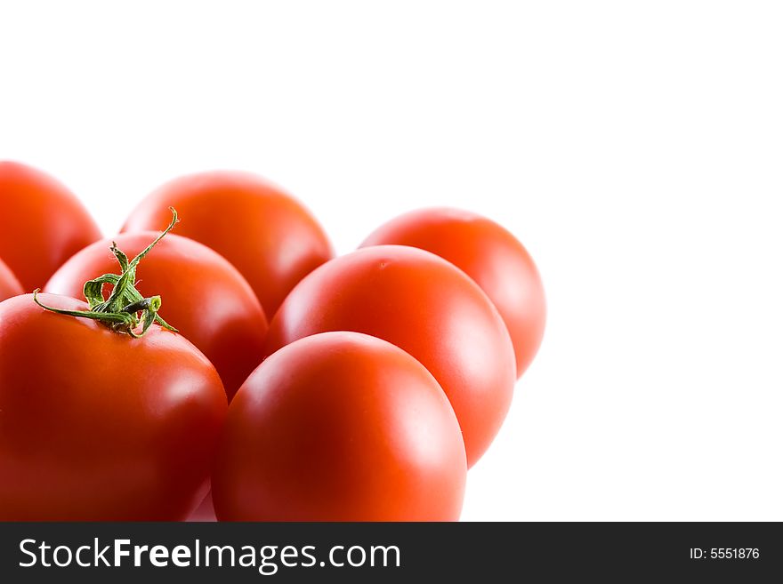 Closeup abstract colorful tomato background