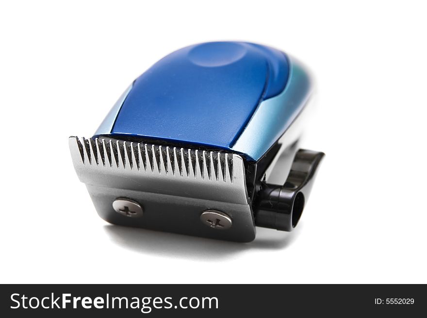 Electric clipper isolated on the white