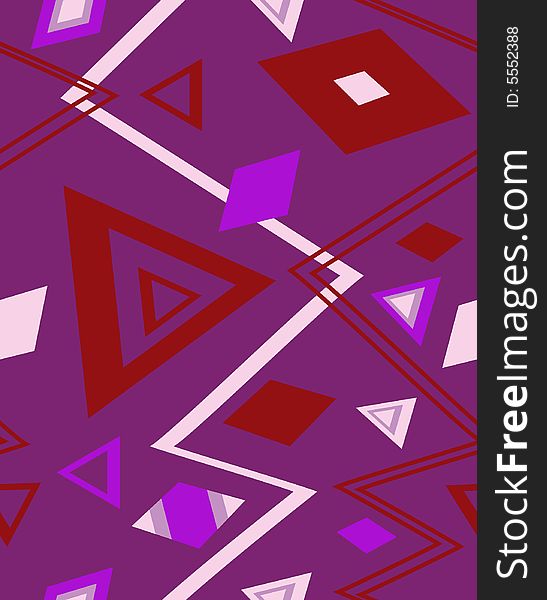 The Sample Of A Background With Triangles. Vector