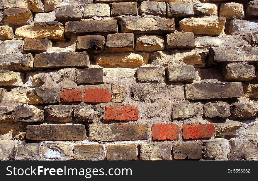 Old Brick Wall Texture tile. Old Brick Wall Texture tile.