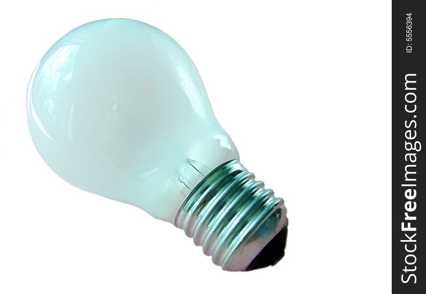 Light-bulb in the white background