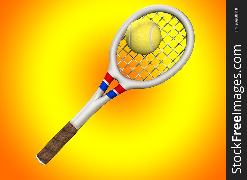 An image of a tennis racket about to hit a tennis ball. An image of a tennis racket about to hit a tennis ball.