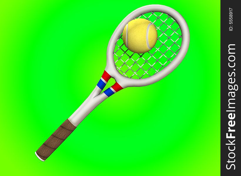 An image of a tennis racket about to hit a tennis ball. An image of a tennis racket about to hit a tennis ball.