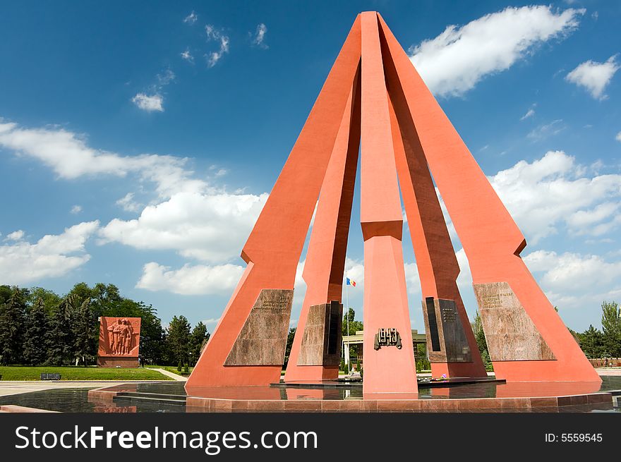 WW-II Memorial in Chisinau, Moldova