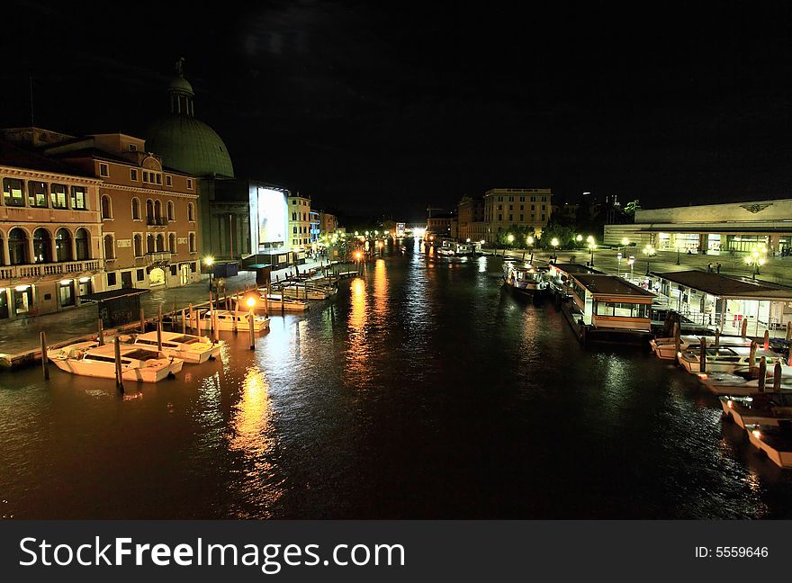 The Grand Canal in Venice