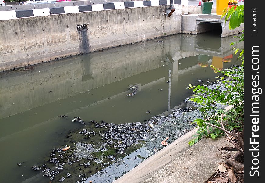 This is waste water in Thailand. This is waste water in Thailand