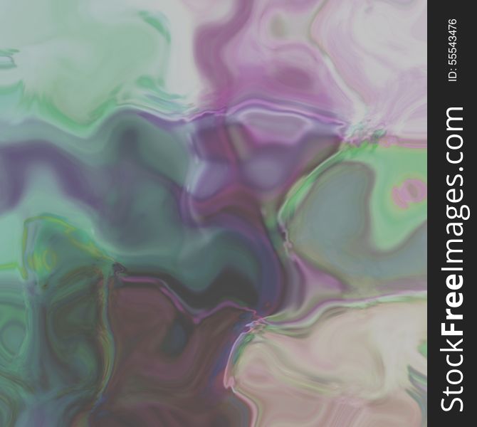 Abstract smoky messy green purple gray background