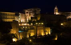 Gordes At Night Royalty Free Stock Photos Gordes At Night Royalty Free Stock Photos