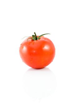 Single Ripe Red Tomato Stock Images