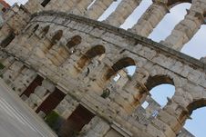 Amphitheatre - Pula, Croatia Royalty Free Stock Photos Amphitheatre - Pula, Croatia Royalty Free Stock Photos