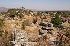 A Rocky Hilltop In The Skurweberg, South Africa Royalty Free Stock Photos A Rocky Hilltop In The Skurweberg, South Africa Royalty Free Stock Photos