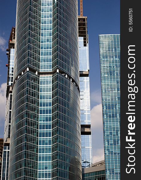 Office building in Moscow of city