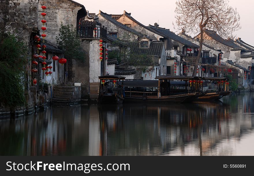 The beautiful town in china travel