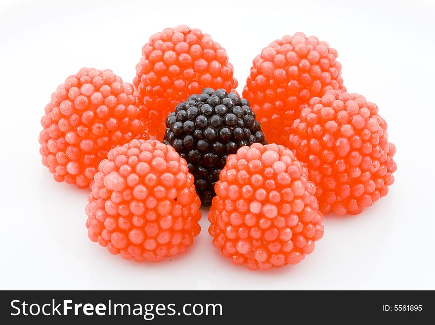 A group of candy sweets - confectionery - close up