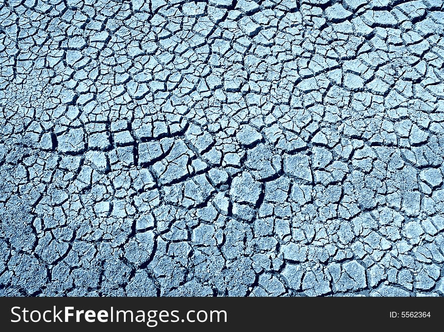 Cracked earth texture and background