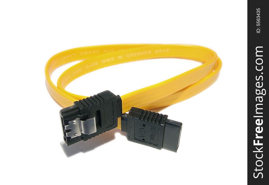 Sata computer cable for hdd disk drive. Sata computer cable for hdd disk drive