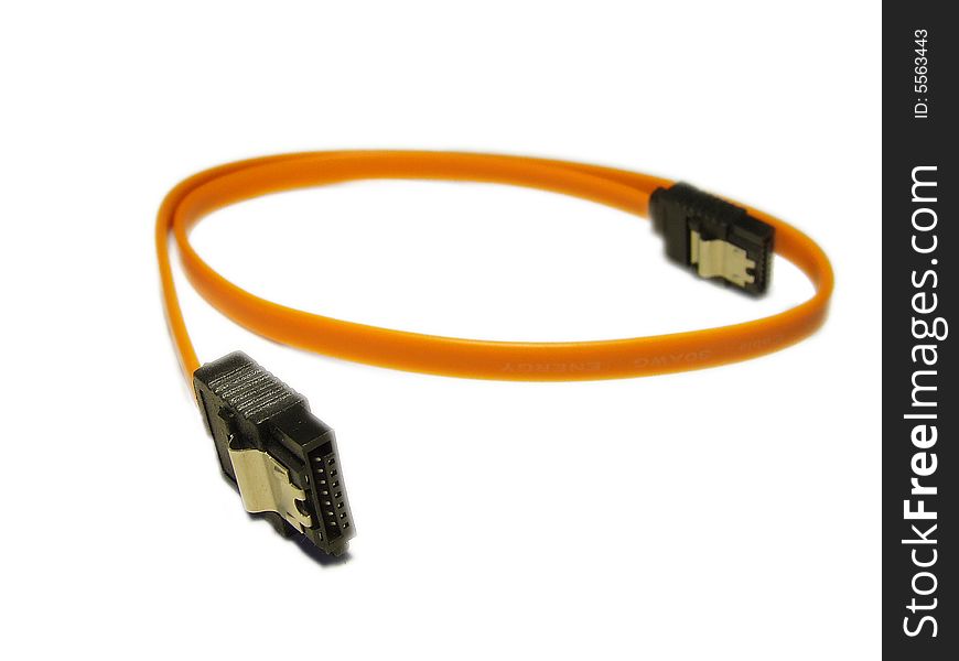 Sata computer cable for hdd disk drive. Sata computer cable for hdd disk drive