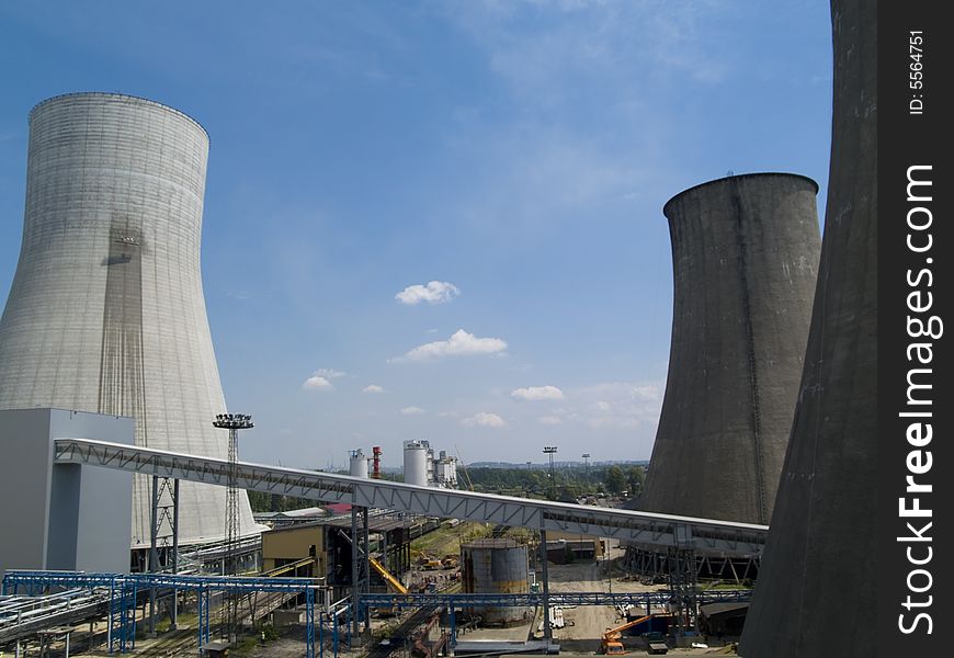 Cooling Towers at an electricity generating station