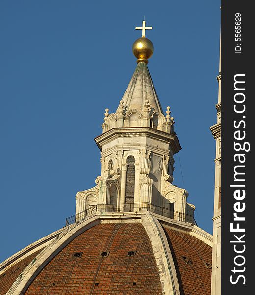 The top of the couple of the Cathedral of Florence