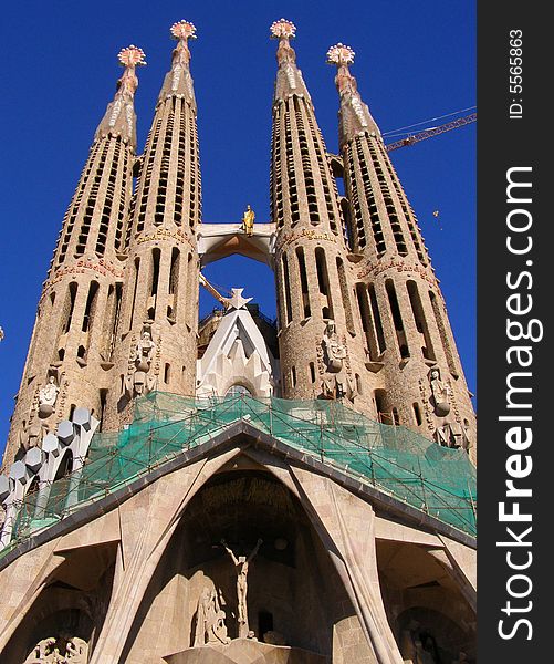 La Sagrada Familia Church-Barcelona