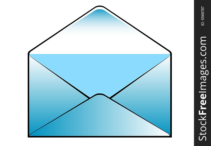 Post paper envelope,  illustration