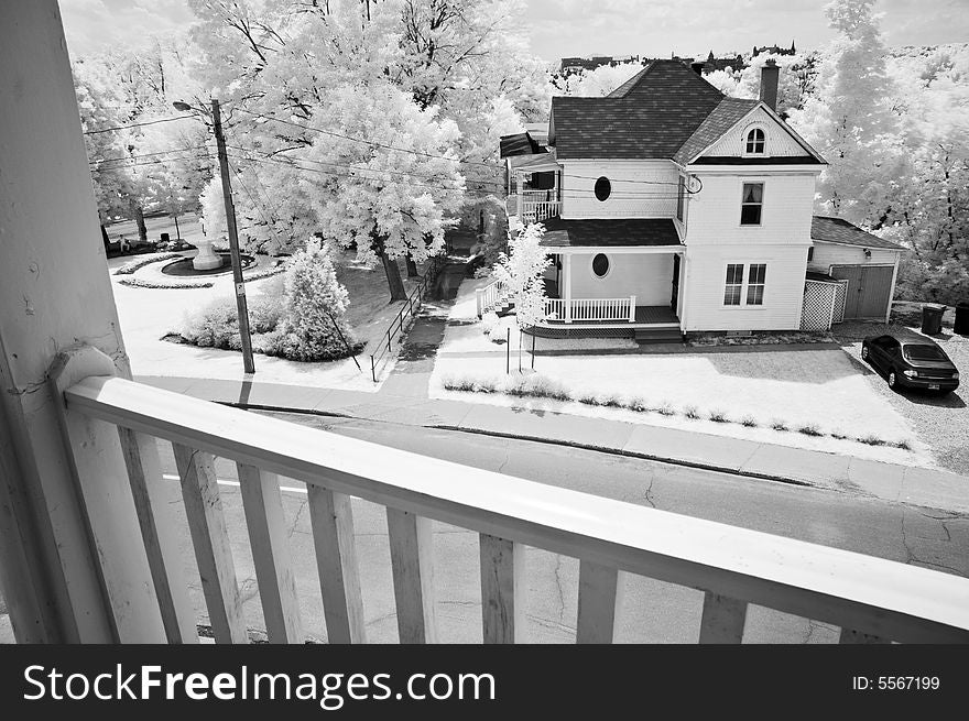 Infrared photography house sherbrooke, Quebec. Infrared photography house sherbrooke, Quebec