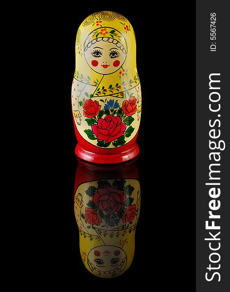 Matreshka on black