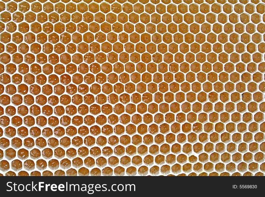 Close-up of honeycomb pattern. Close-up of honeycomb pattern